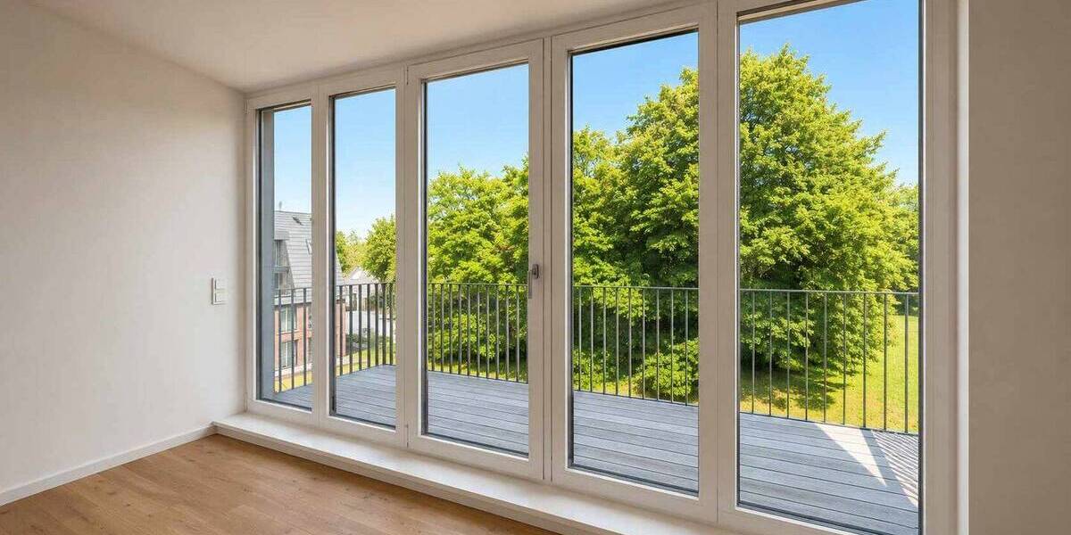 Etagenwohnung Hamburg Poppenbüttel - 2 Zimmer, 96 m&sup2;, 2.400&euro; | Angebot:26795926