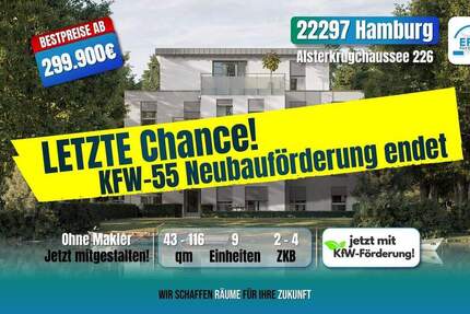 Wohnung Hamburg Alsterdorf - 3 Zimmer, 719.900&euro; | Angebot:26501895