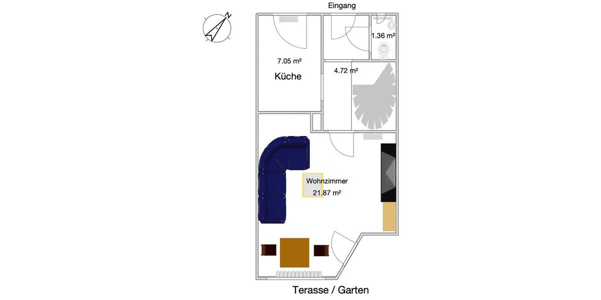 Reihenhaus Hamburg Schnelsen - 4 Zimmer, 100 m&sup2;, 480.000&euro; | Angebot:26697399