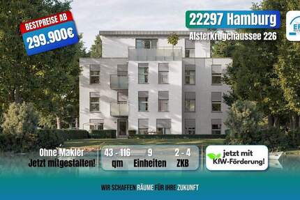 Wohnung Hamburg Alsterdorf - 4 Zimmer, 679.900&euro; | Angebot:25277922