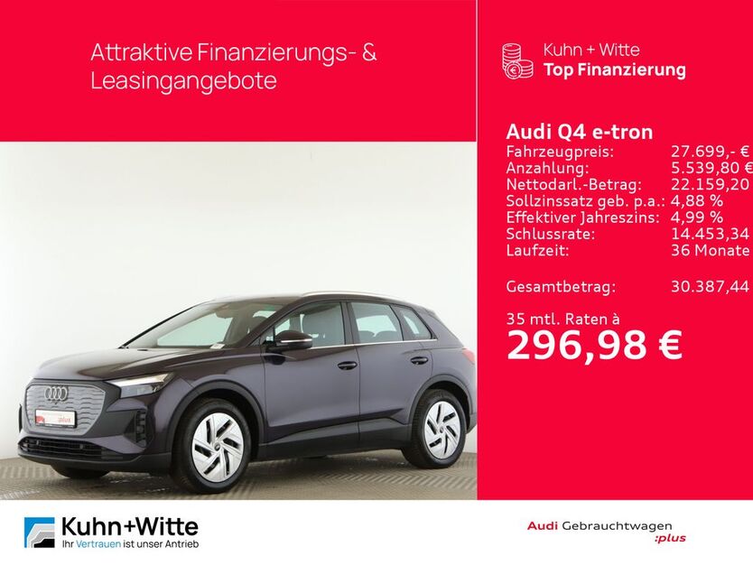 Audi Q4 e-tron 25.594 km 24.789 € Seevetal 21217