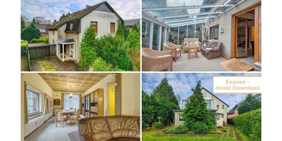 Rarität in Bestlage: Historischer Charme mit 2 Wohneinheiten, Wintergarten und sonnigem Grundstück - Zweifamilienhaus Hamburg Wandsbek | Angebot:25365900