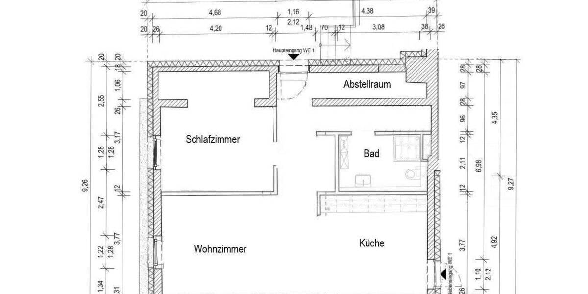 Großzügige 2 Zimmer-Erdgeschosswohnung mitten in Rissen 2 zimmer
