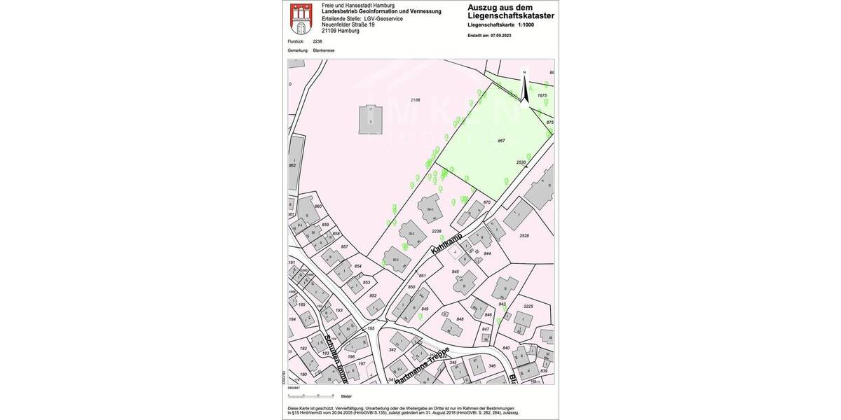 Mehrfamilienhaus, Wohnhaus Hamburg Blankenese - 1 Zimmer, 502 m&sup2;, 5.998.000&euro; | Angebot:25996551