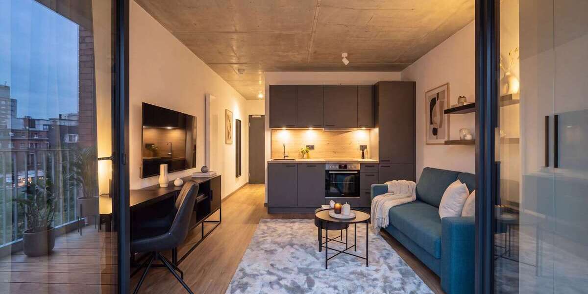 Etagenwohnung Hamburg Barmbek-Nord - 1 Zimmer, 28 m&sup2;, 250.000&euro; | Angebot:26970709
