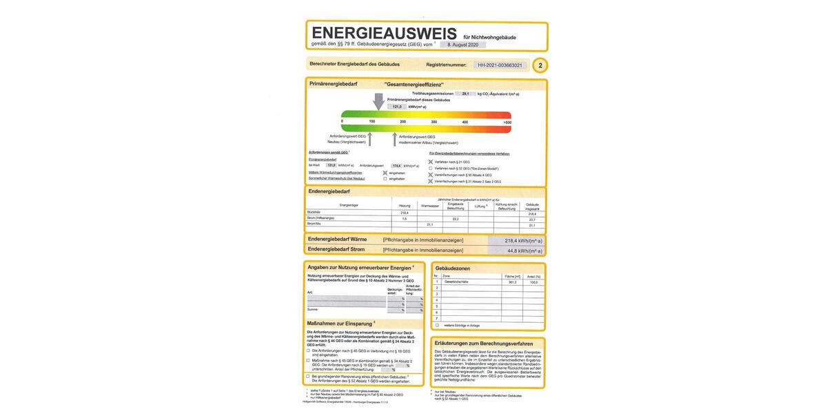 Gewerbeobjekt Hamburg Allermöhe - 3.995&euro; | Angebot:25923762