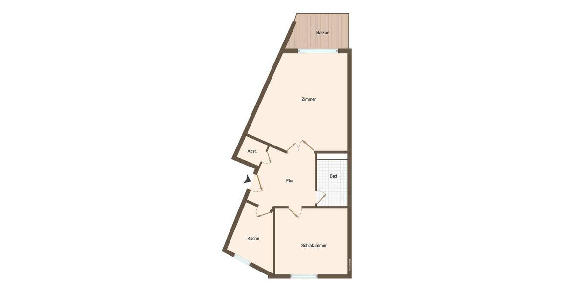 Etagenwohnung Ahrensburg - 2 Zimmer, 68 m&sup2;, 215.000&euro; | Angebot:26410770