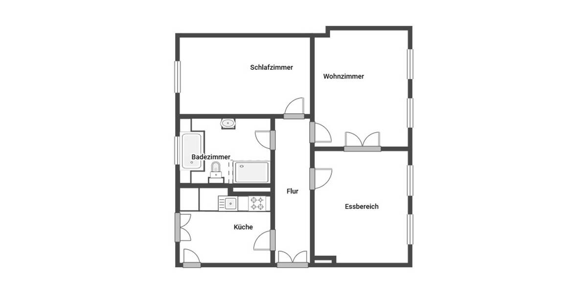 Etagenwohnung Hamburg Bergedorf - 3 Zimmer, 86 m&sup2;, 399.000&euro; | Angebot:26584467