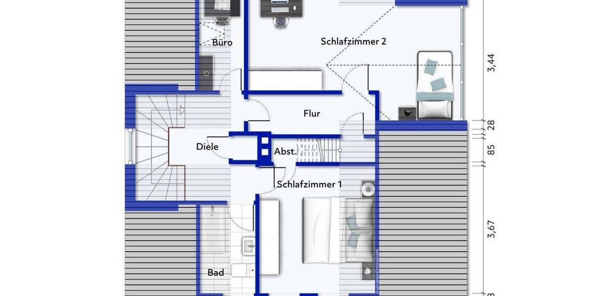 Einfamilienhaus Hamburg Alsterdorf - 5 Zimmer, 136 m&sup2;, 1.190.000&euro; | Angebot:26863061