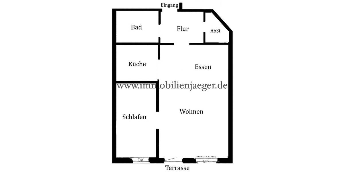 Etagenwohnung Norderstedt Garstedt - 1 Zimmer, 47 m&sup2;, 640&euro; | Angebot:26826643