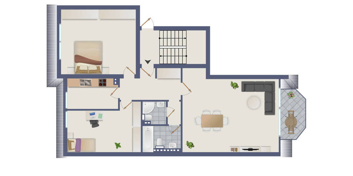 Etagenwohnung Hamburg Ohlsdorf - 3 Zimmer, 88 m&sup2;, 448.500&euro; | Angebot:26204053