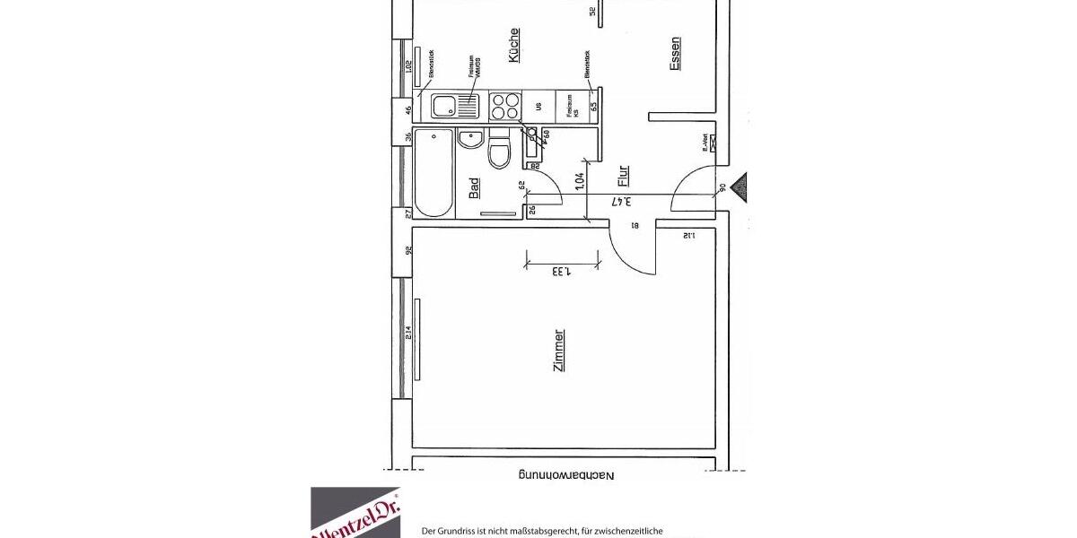 Etagenwohnung Buchholz in der Nordheide - 1 Zimmer, 43 m&sup2;, 490&euro; | Angebot:26337278