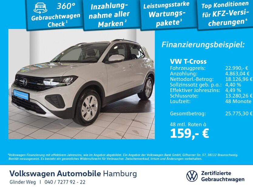 VW T-Cross 6.329 km 21.350 € Glinde 21509