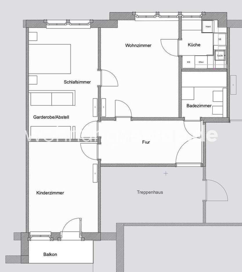 Wohnung zum Mieten in Hamburg-Mitte, Hamburg 875 € 69 m²