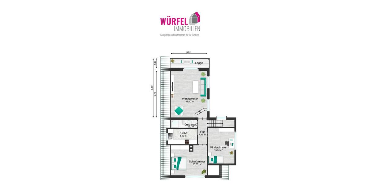 Etagenwohnung Stelle - 3 Zimmer, 100 m&sup2;, 1.350&euro; | Angebot:26422305