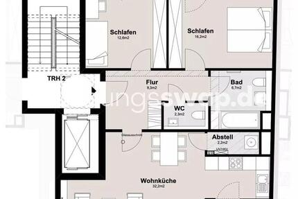 Wohnung Hamburg Barmbek-Nord - 3 Zimmer, 85 m&sup2;, 1.530&euro; | Angebot:26146104