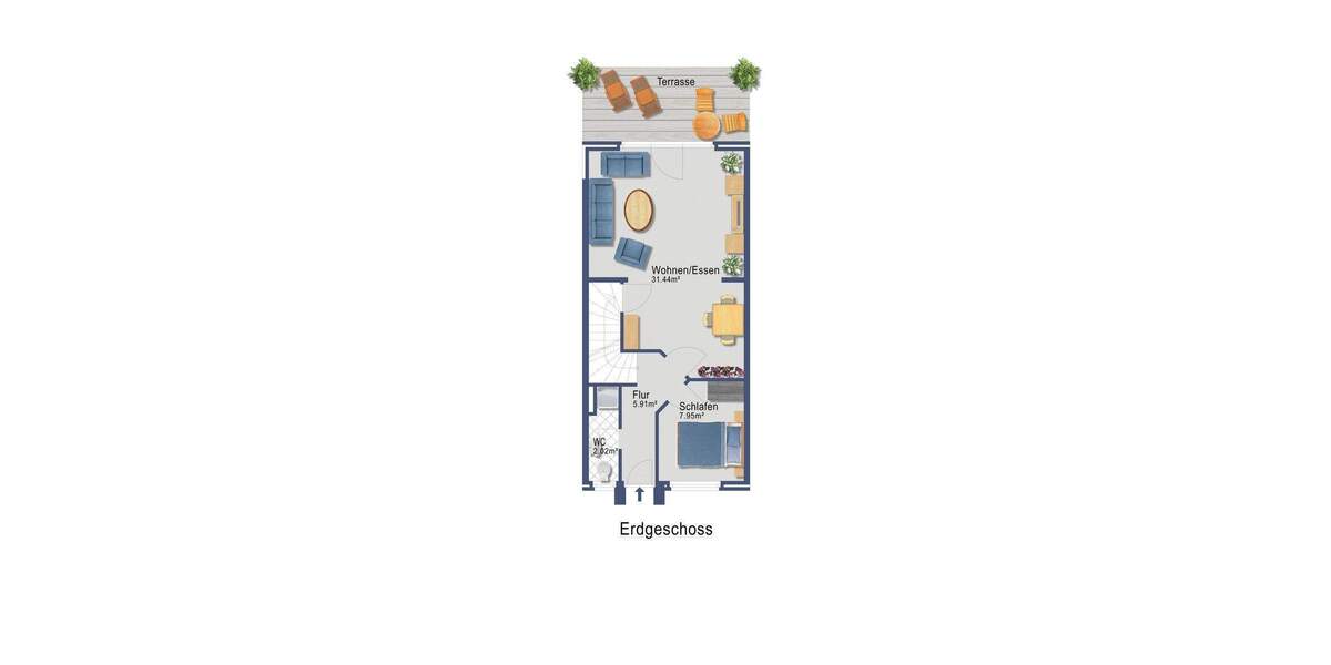 Reihenmittelhaus Buchholz - 4 Zimmer, 125 m&sup2;, 385.000&euro; | Angebot:25695710