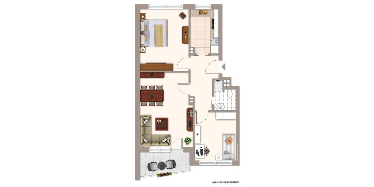 Etagenwohnung Hamburg Niendorf - 3 Zimmer, 68 m&sup2;, 329.000&euro; | Angebot:26744732