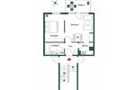Etagenwohnung Hamburg Groß Borstel - 2 Zimmer, 54 m&sup2;, 297.000&euro; | Angebot:26382224