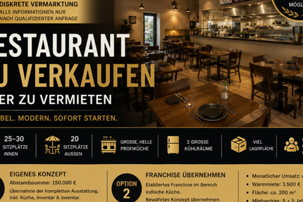 Neuwertiges Restaurant in Top-Lage! Franchise übernehmen oder eigenes Konzept verwirklichen! - Gewerbeobjekt Hamburg Bahrenfeld | Angebot:27121336