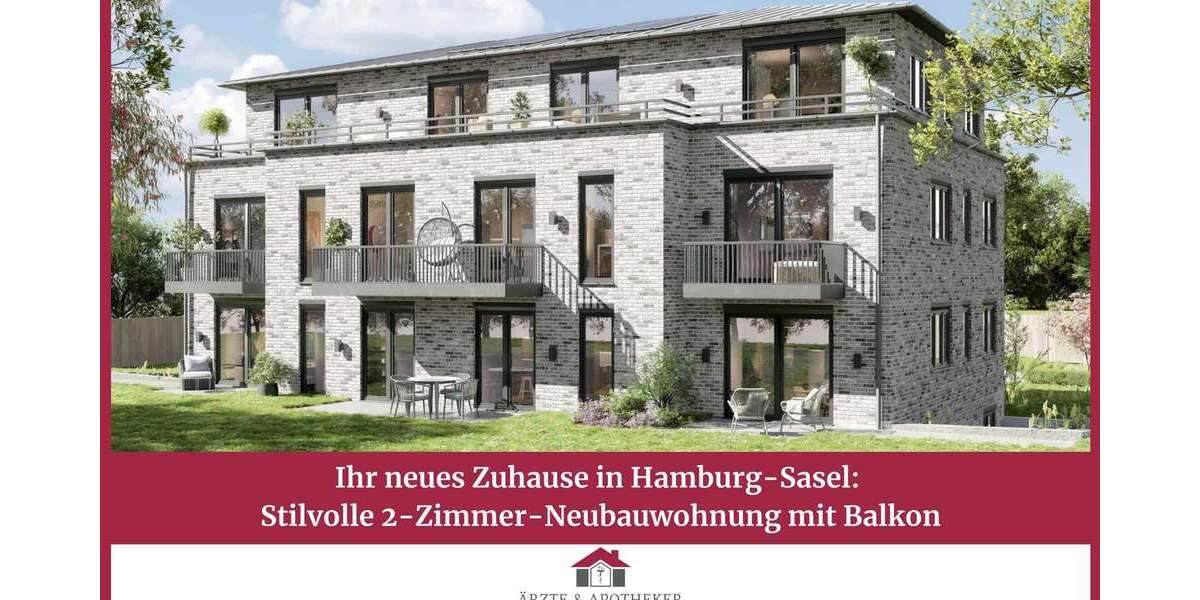 Etagenwohnung Hamburg Sasel Sasel - 2 Zimmer, 40 m&sup2;, 319.000&euro; | Angebot:27146602