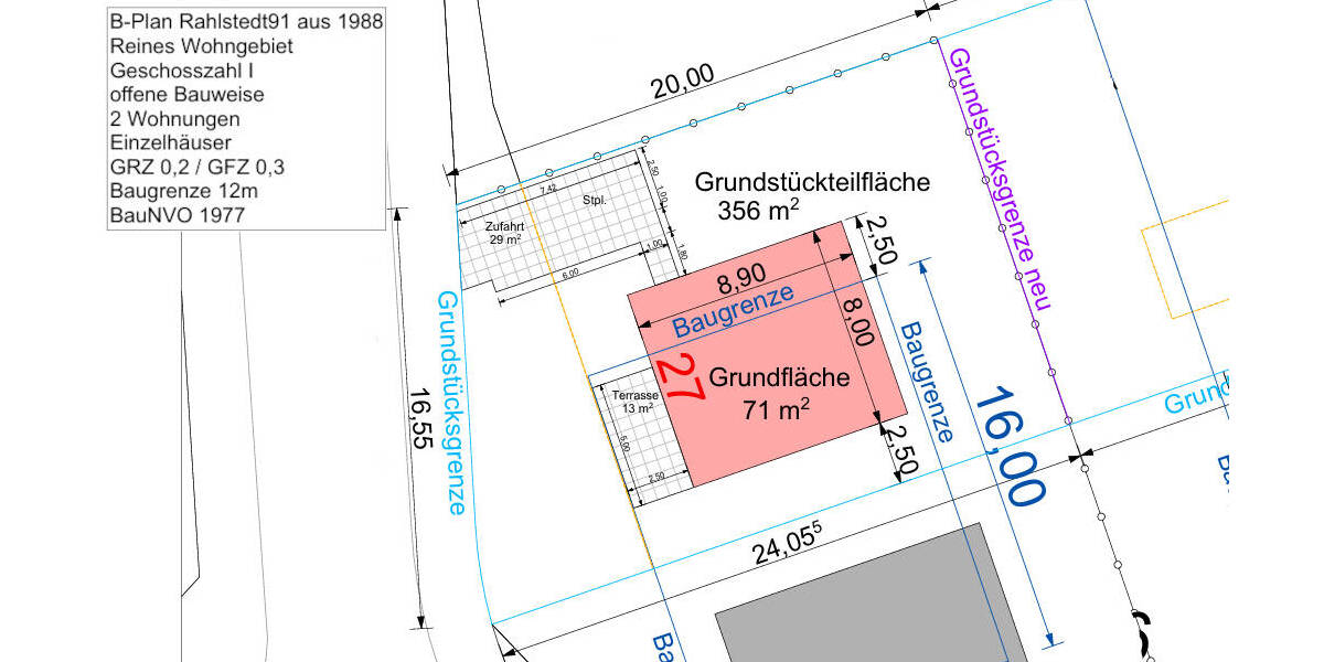 Grundstück Hamburg / Rahlstedt Rahlstedt - 299.000&euro; | Angebot:26155127