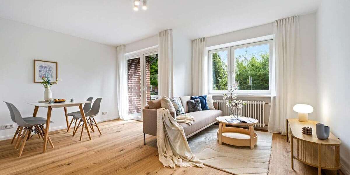 Etagenwohnung Hamburg Wandsbek - 2 Zimmer, 45 m&sup2;, 219.000&euro; | Angebot:27151103