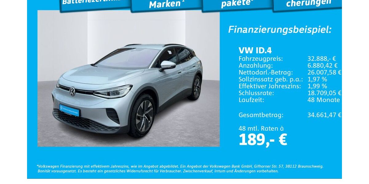 VW ID.4 8.357 km 32.444 &euro; Hamburg 22303