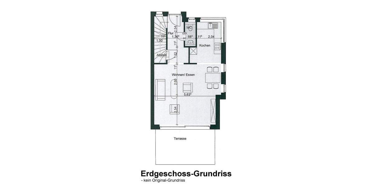 Reihenendhaus Buxtehude Eilendorf - 2 Zimmer, 86 m&sup2;, 1.050&euro; | Angebot:26596234