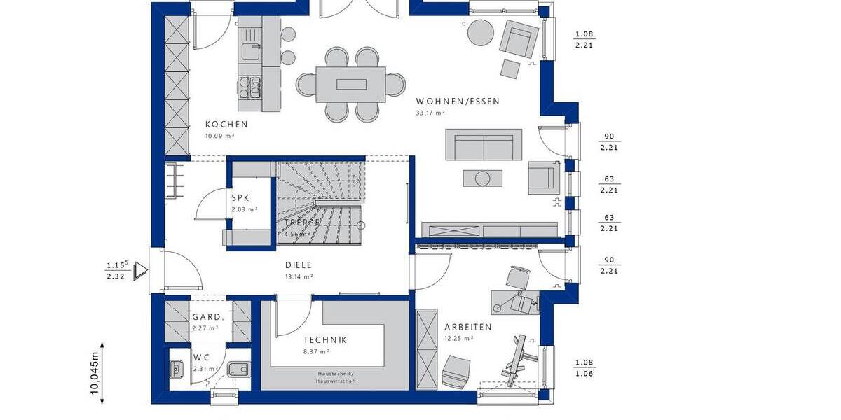 Einfamilienhaus Seevetal Over - 5 Zimmer, 170 m&sup2;, 748.690&euro; | Angebot:25669586