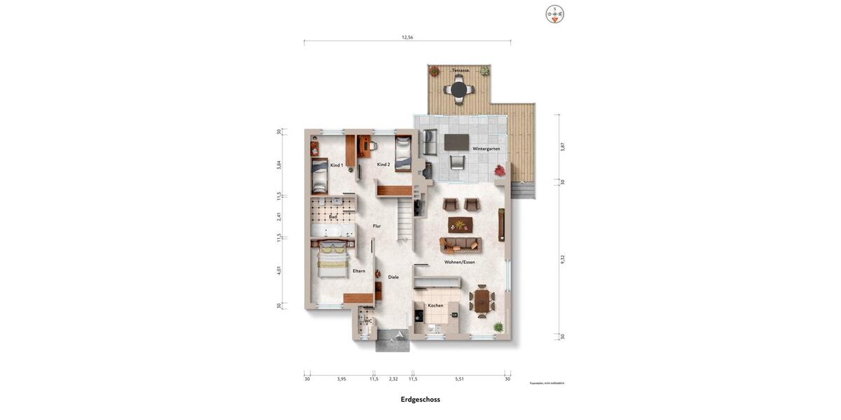 Doppelhaushälfte Buchholz in der Nordheide - 5 Zimmer, 137 m&sup2;, 529.000&euro; | Angebot:26821644