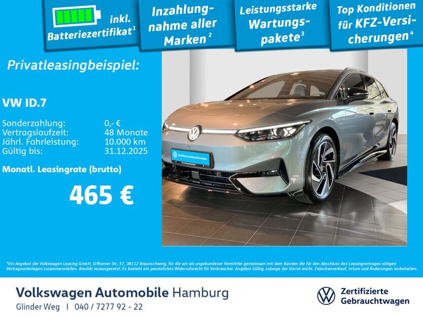VW ID.7 4.775 km 49.690 € Glinde 21509