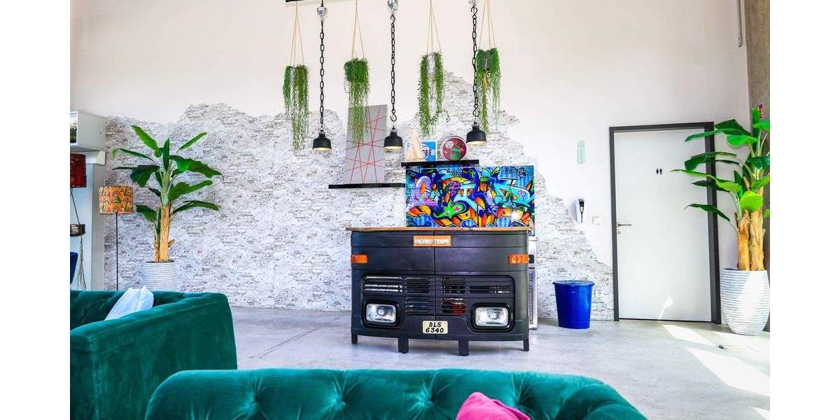 DIE ZIMMEREI | Rabattaktion: Möblierte 1-Zimmer-Wohnung am Inselpark, 3 Min. zur S-Bahn | Basic Bude 1 zimmer