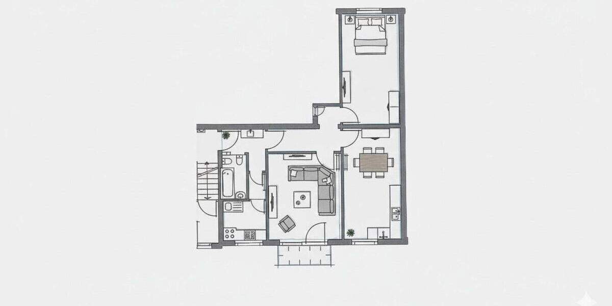 Etagenwohnung Hamburg Langenhorn - 3 Zimmer, 62 m&sup2;, 259.000&euro; | Angebot:25736377