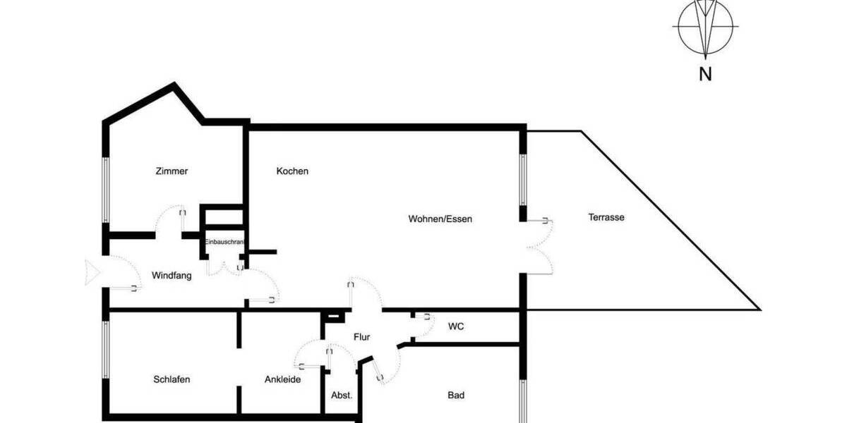 Terrassenwohnung Hamburg Hamm - 3 Zimmer, 96 m&sup2;, 535.000&euro; | Angebot:25687186