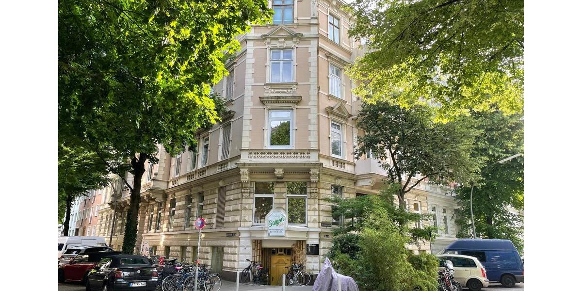 Rotherbaum: Schöner 3½ -Zimmer Altbau in Uni-Nähe: Wohnbüro Praxis Atelier 3 zimmer