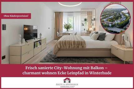 Wohnung Hamburg Winterhude - 1 Zimmer, 43 m&sup2;, 419.000&euro; | Angebot:27146621