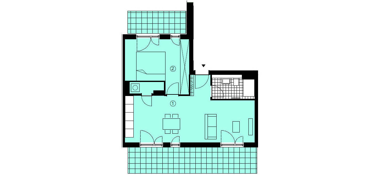 Etagenwohnung Hamburg Lurup - 2 Zimmer, 69 m&sup2;, 1.150&euro; | Angebot:26187806