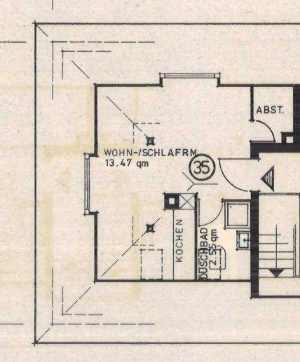 Dachgeschoßwohnung Norderstedt Garstedt - 1 Zimmer, 16 m&sup2;, 72.500&euro; | Angebot:26095201
