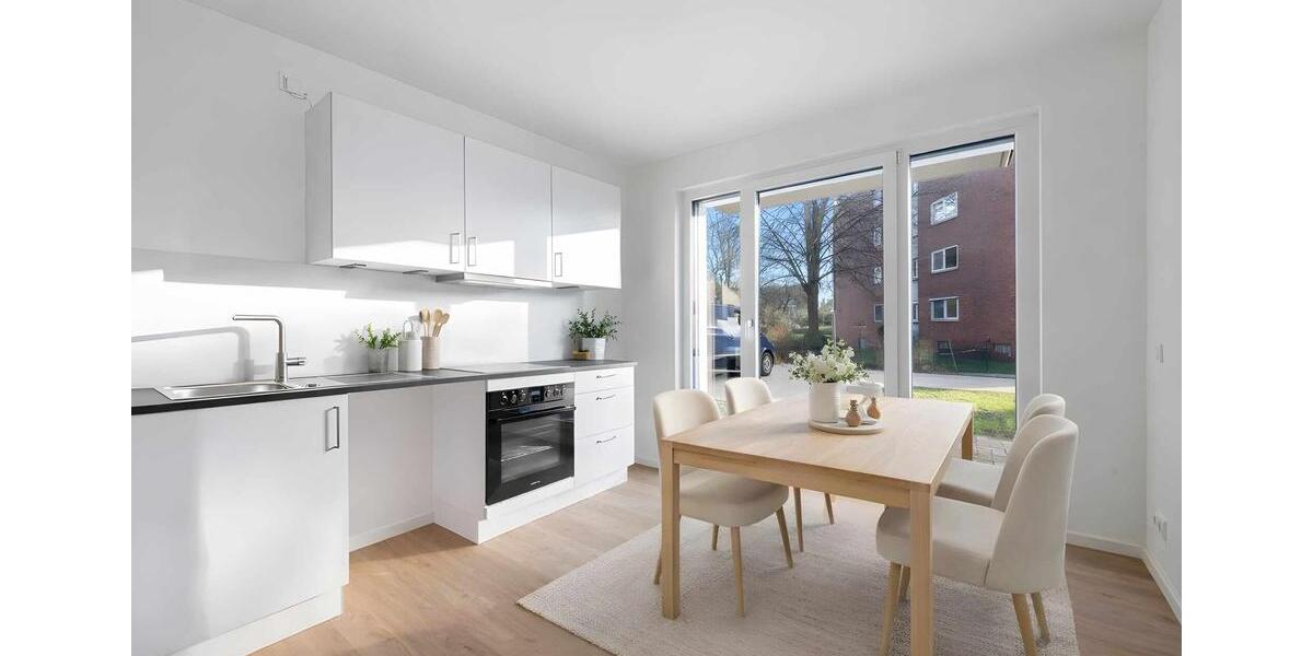 Exklusive Neubauwohnung mit eigenem Garten in Toplage von Poppenbüttel 3 zimmer