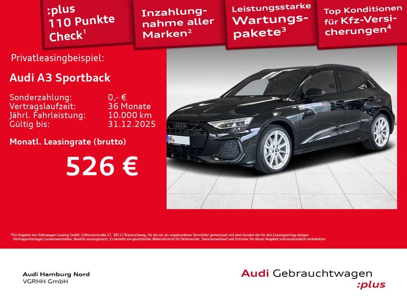 Audi A3 1.899 km 40.940 € Hamburg 22419