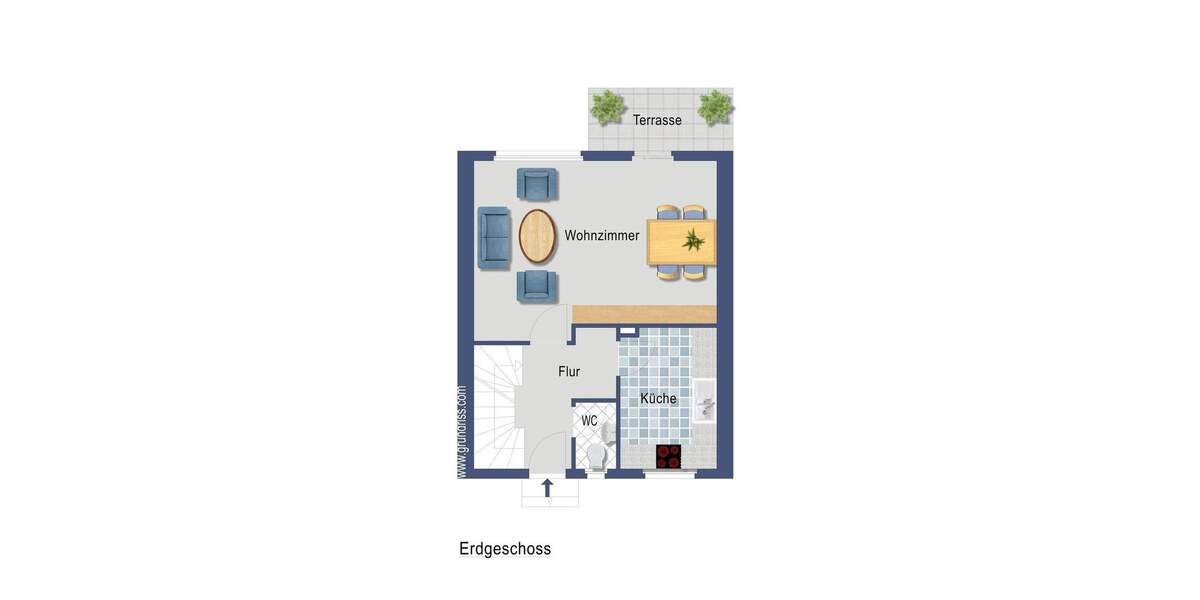 Reihenmittelhaus Norderstedt Garstedt - 4 Zimmer, 84 m&sup2;, 325.000&euro; | Angebot:25681372