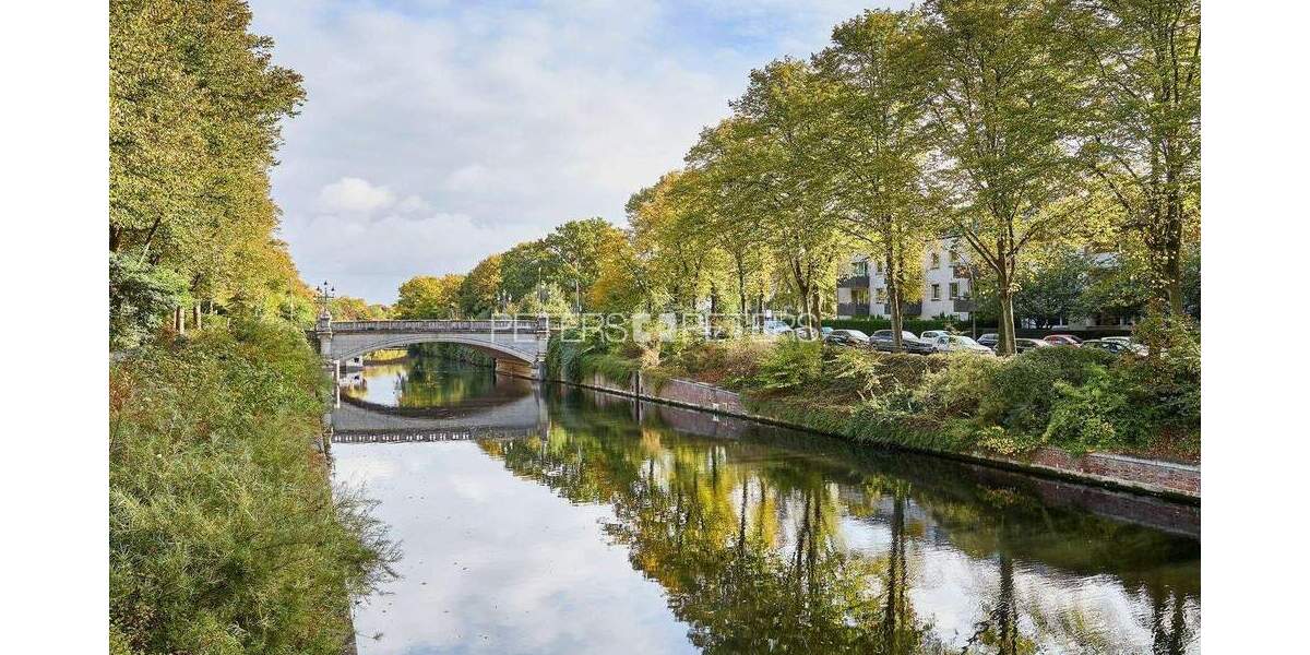 + Open House: Di. 27.1. 17:00-18:00 + Vorne der Eilbekkanal, hinten Blick ins Grün + 2 zimmer