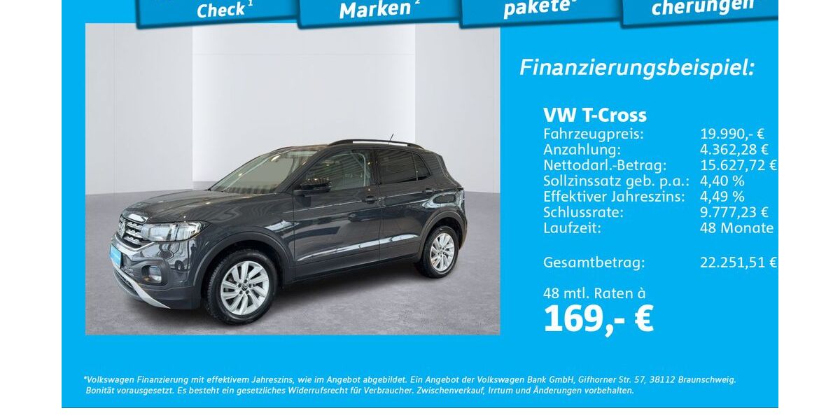 VW T-Cross 60.377 km 19.990 &euro; Glinde 21509