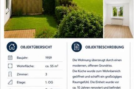 Wohnung Quickborn Friedrichsgabe - 3 Zimmer, 55 m&sup2;, 180.000&euro; | Angebot:26901081