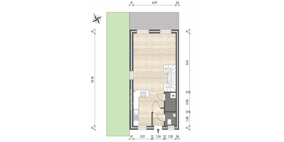 Reihenendhaus Norderstedt Friedrichsgabe - 4 Zimmer, 137 m&sup2;, 598.000&euro; | Angebot:26570069