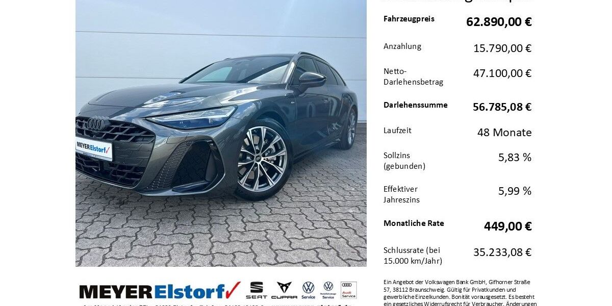 Audi A6 2.500 km 62.890 &euro; Neu Wulmstorf 21629