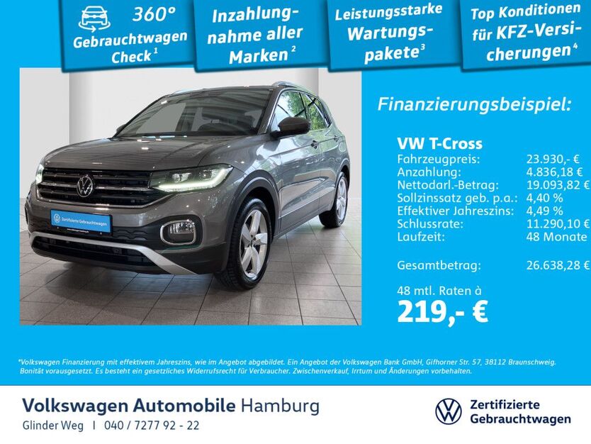 VW T-Cross 27.653 km 22.990 € Glinde 21509