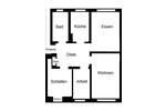 Dachgeschoßwohnung Hamburg Winterhude - 3.5 Zimmer, 82 m&sup2;, 1.485&euro; | Angebot:26381595