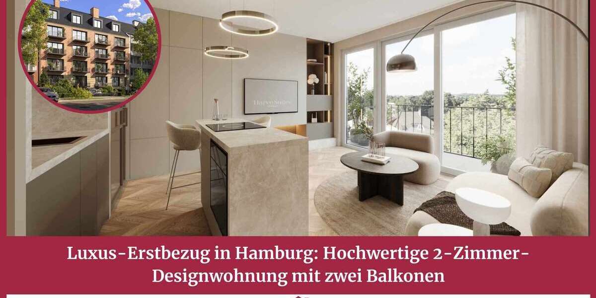 Etagenwohnung Hamburg Harvestehude - 2 Zimmer, 39 m&sup2;, 565.000&euro; | Angebot:26357816